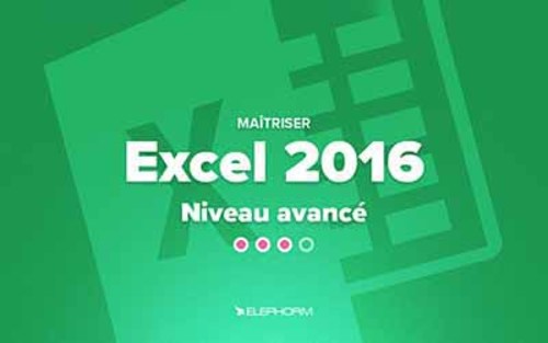 Couverture de Excel 2016 - Niveau avancé