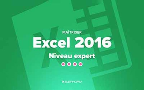 Couverture de Excel 2016 - Niveau expert