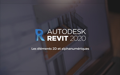 Couverture de Revit 2020 - Les éléments 2D et alphanumériques